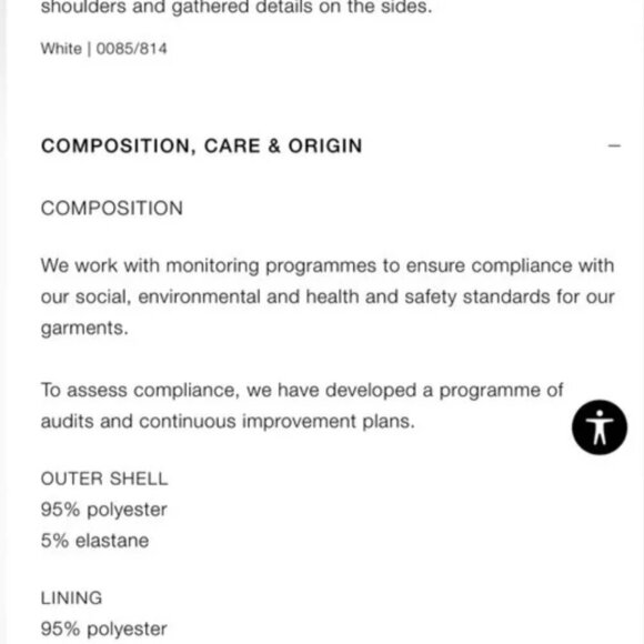 ZARA Off-Shoulder White Dress with Puff Sleeves Size Small NEW WITH TAG! - Picture 7 of 7